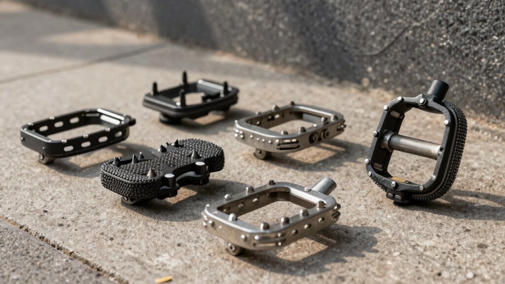 design de pedal com pegada ajustável