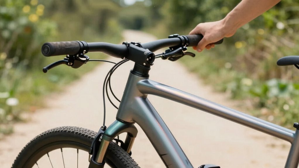 mancias ajustáveis aumentam o conforto ao pedalar