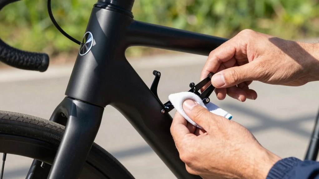 guia de montagem do airtag na bicicleta