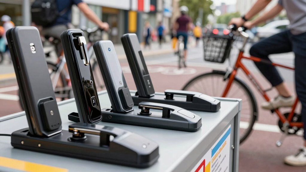 Trancas de alarme aumentam a segurança das bicicletas