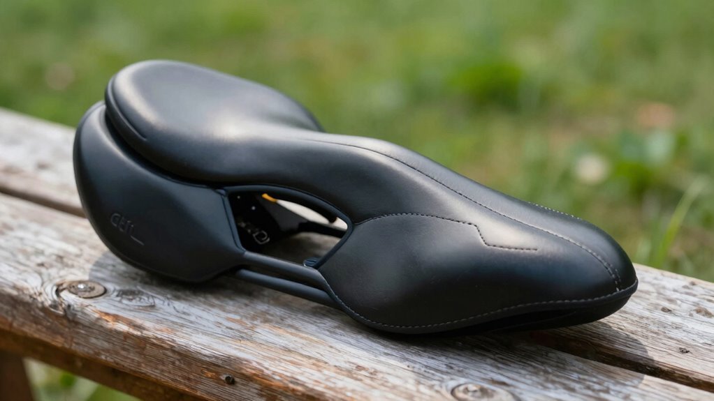 conforto de sela cortada anatomicamente