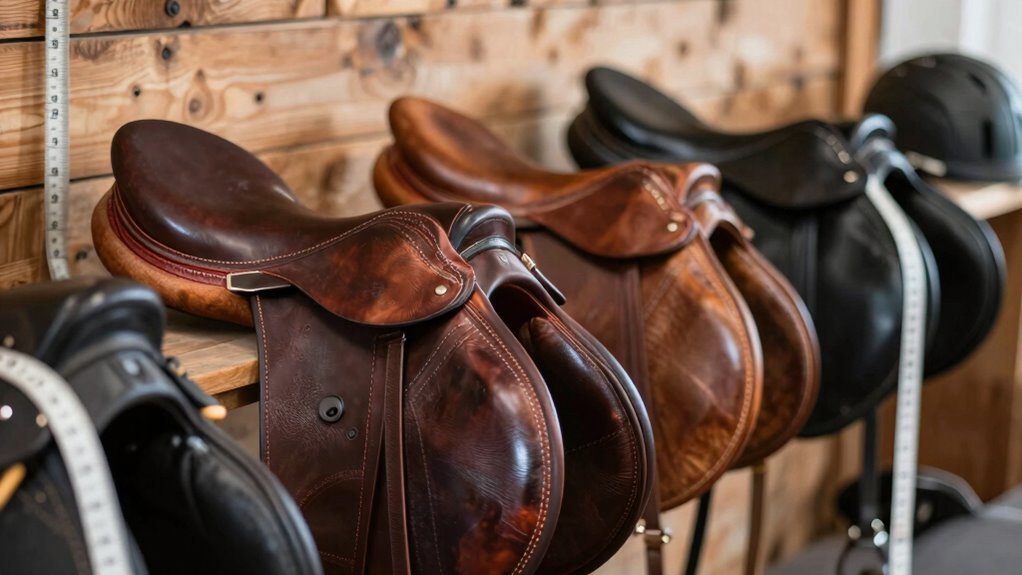 avalie sua seleção de selas