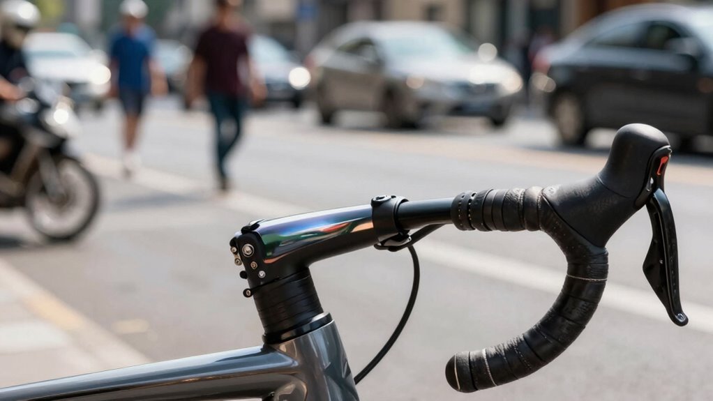 extremidades do guidão e suportes para punho