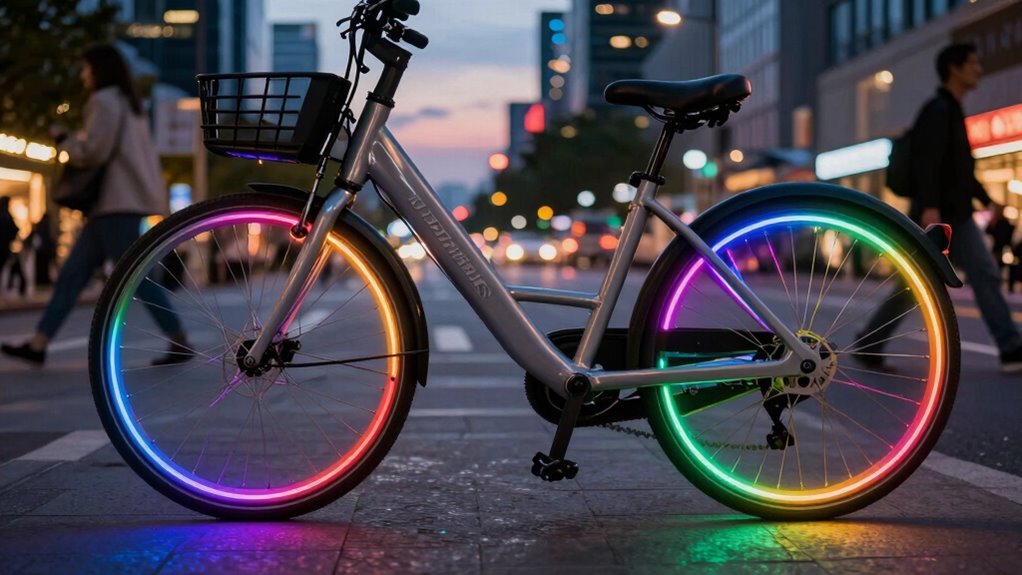 luz de roda de bicicleta segurança