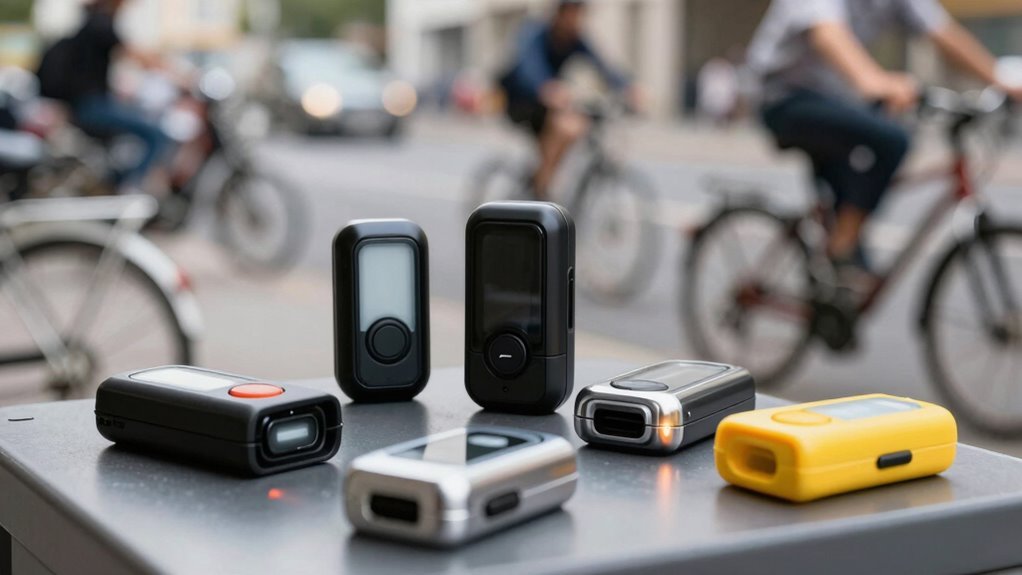 comparação de recursos do alarme para bicicletas