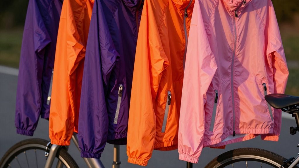 escolha cores brilhantes e reflexivas