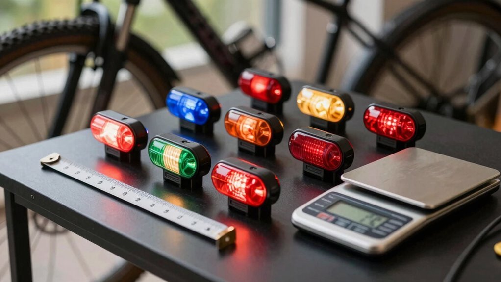 escolhendo luzes do sensor de freio