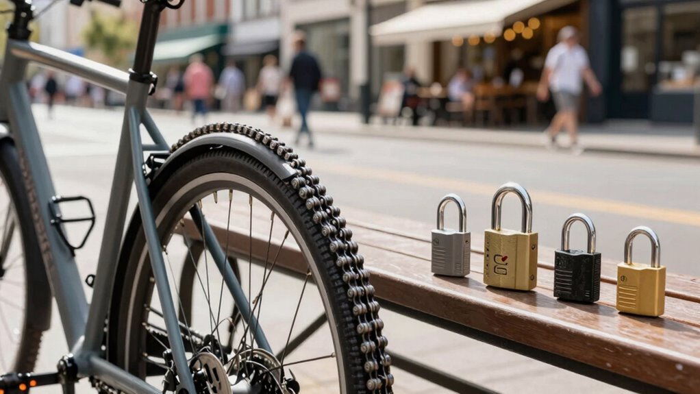 Escolhendo cadeados de bicicleta duráveis
