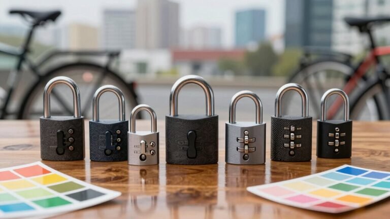 escolhendo fechaduras para bicicletas