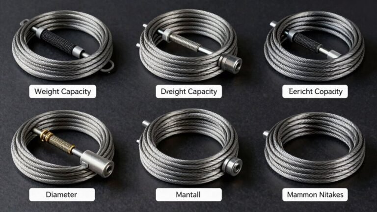 escolhendo cabos de aço suplementares