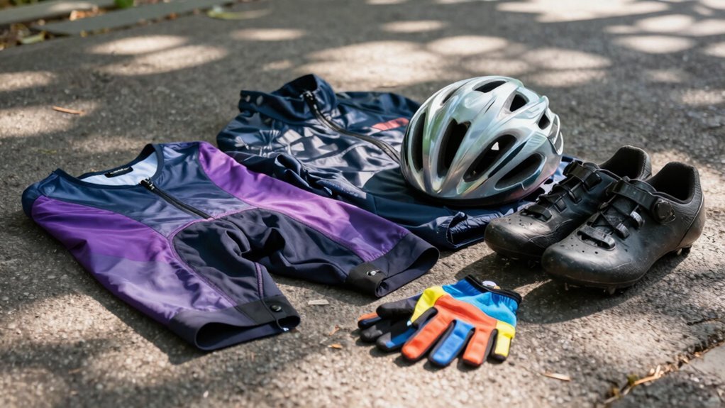 roupas de ciclismo confortáveis e seguras