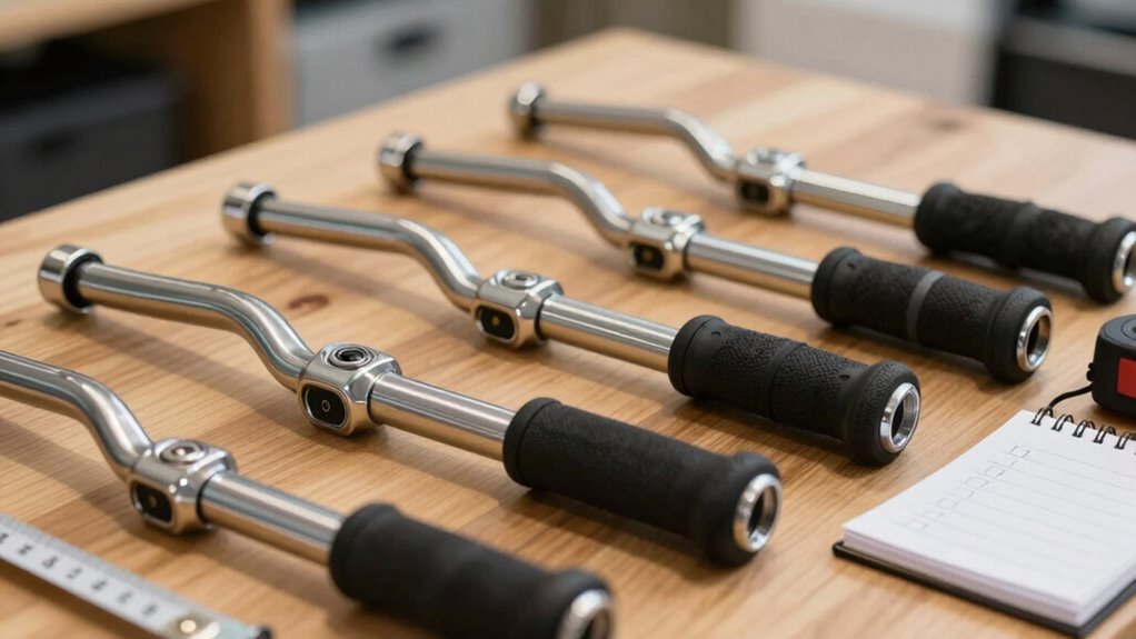 seleção de guidão alto confortável