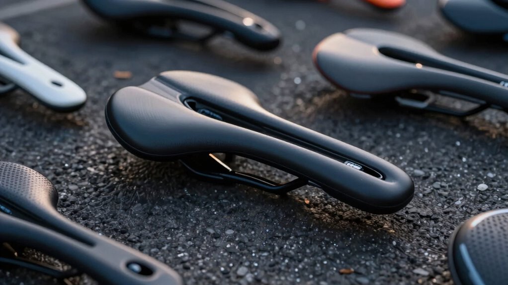saddles de bicicleta de estrada confortáveis
