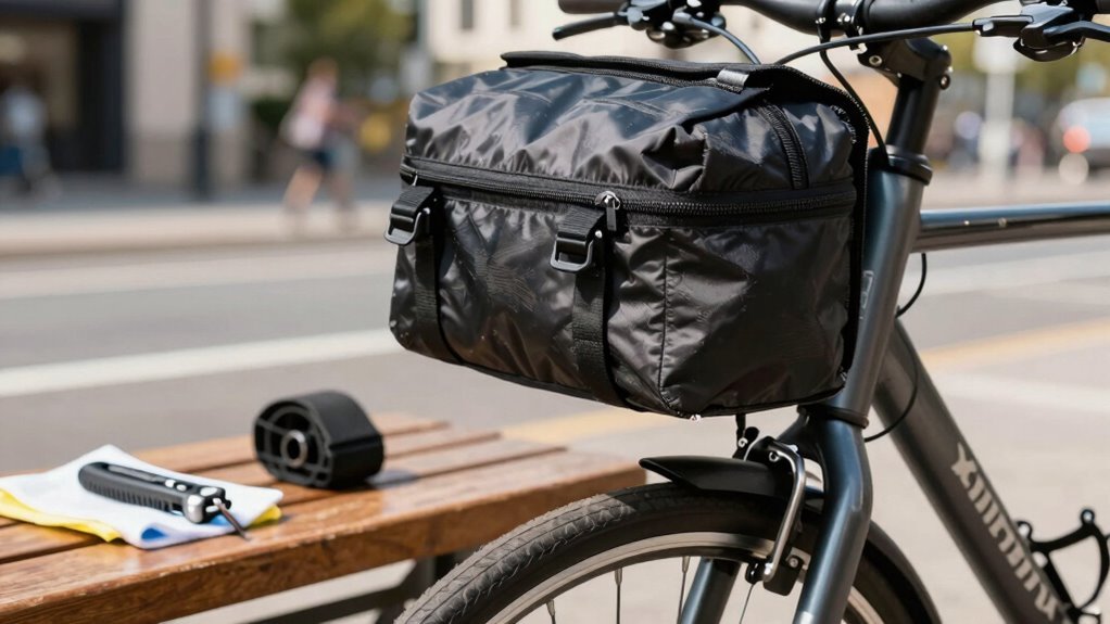 problemas comuns com bolsas de guidão