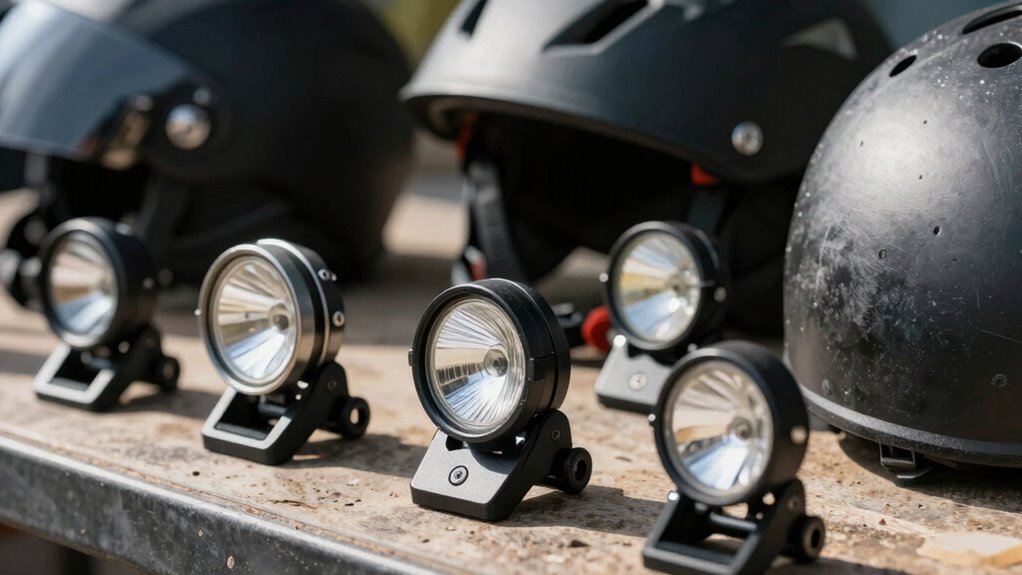 suportes de luz para capacete duráveis