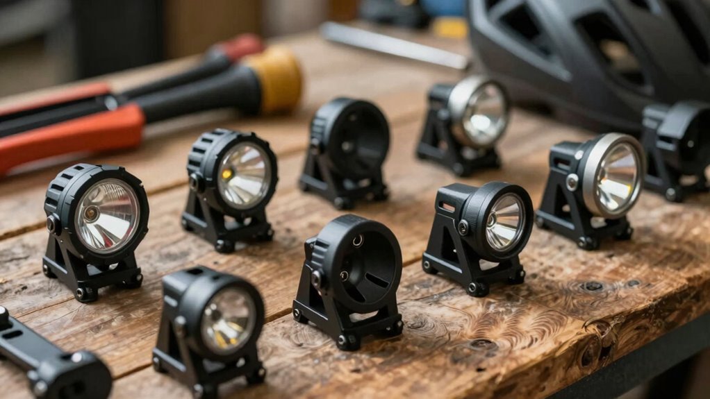 suportes de luz para capacete duráveis