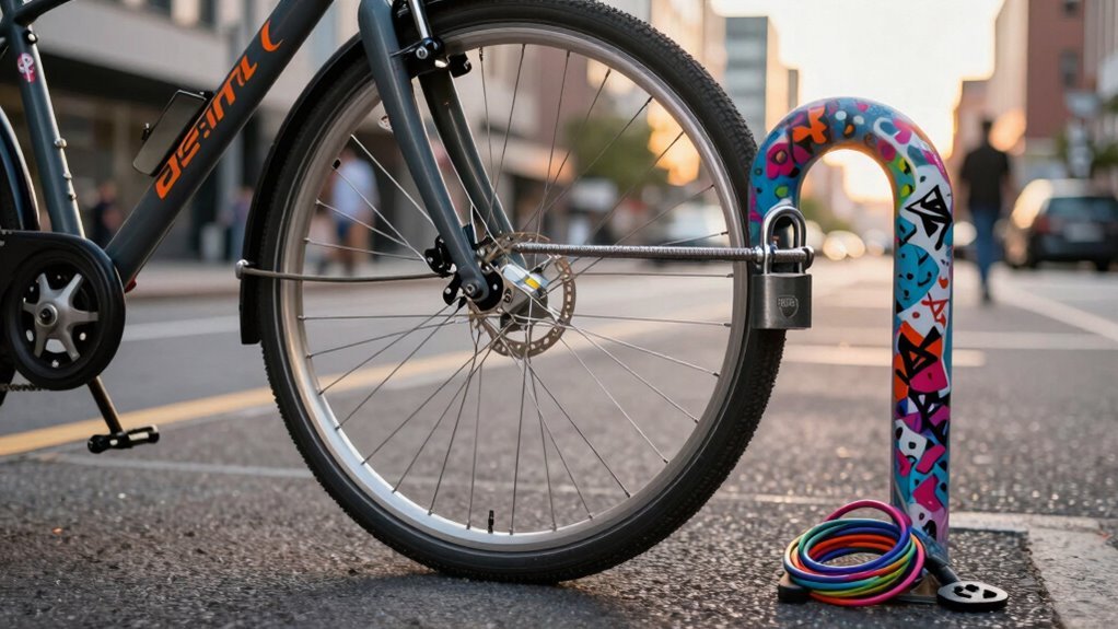 técnicas eficazes de travamento de bicicleta