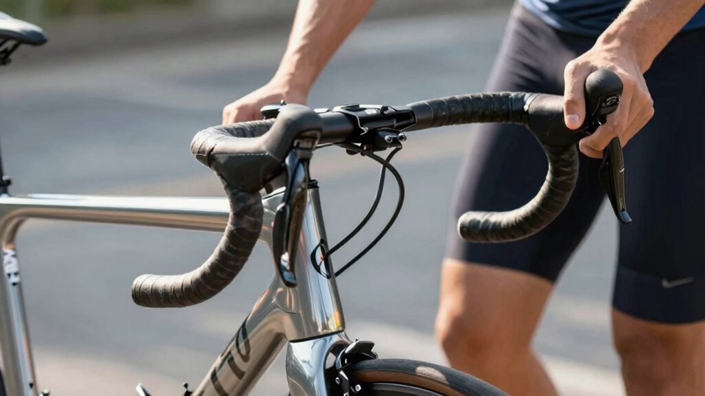 guidões elevados para conforto