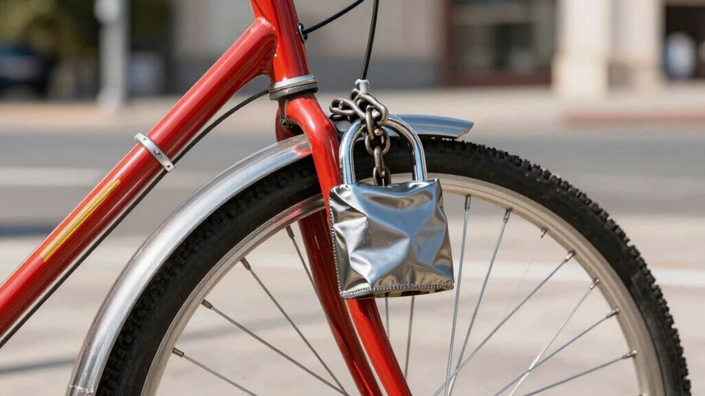 segurança aprimorada para cadeados de bicicleta