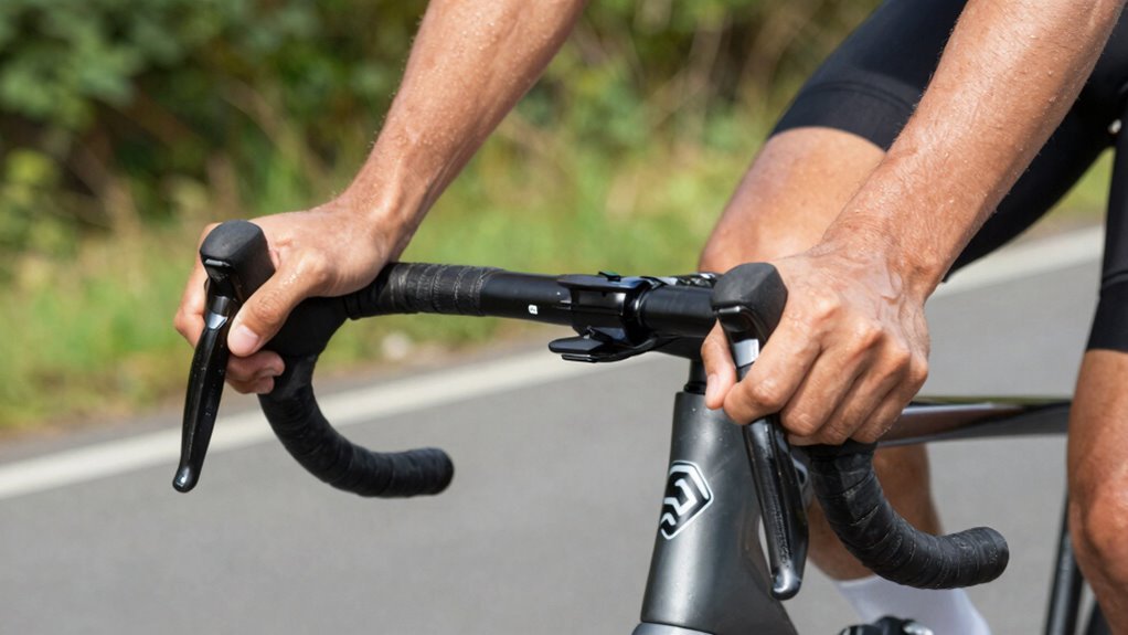 punhos ergonômicos melhoram o desempenho ao pedalar