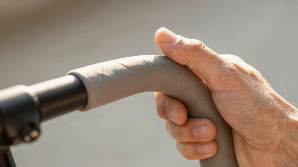 Os grips ergonômicos previnem a dormência nas mãos