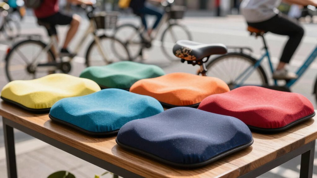 capas de assento em gel aumentam o conforto