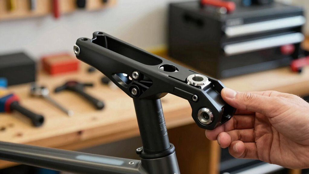 efeitos de ajuste do ângulo do guidão