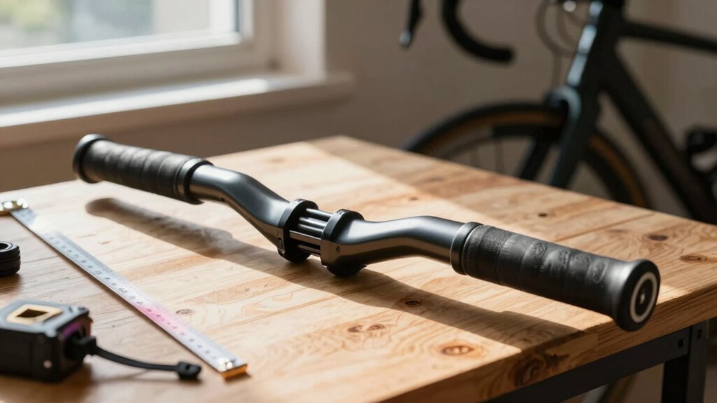 altura e ângulo do guidão