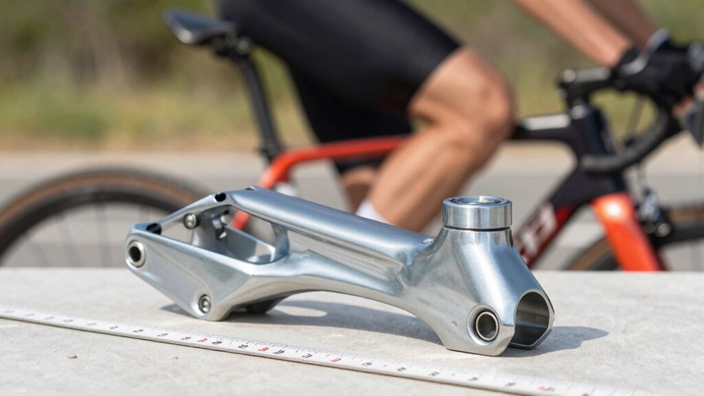 O comprimento do guidão afeta a postura