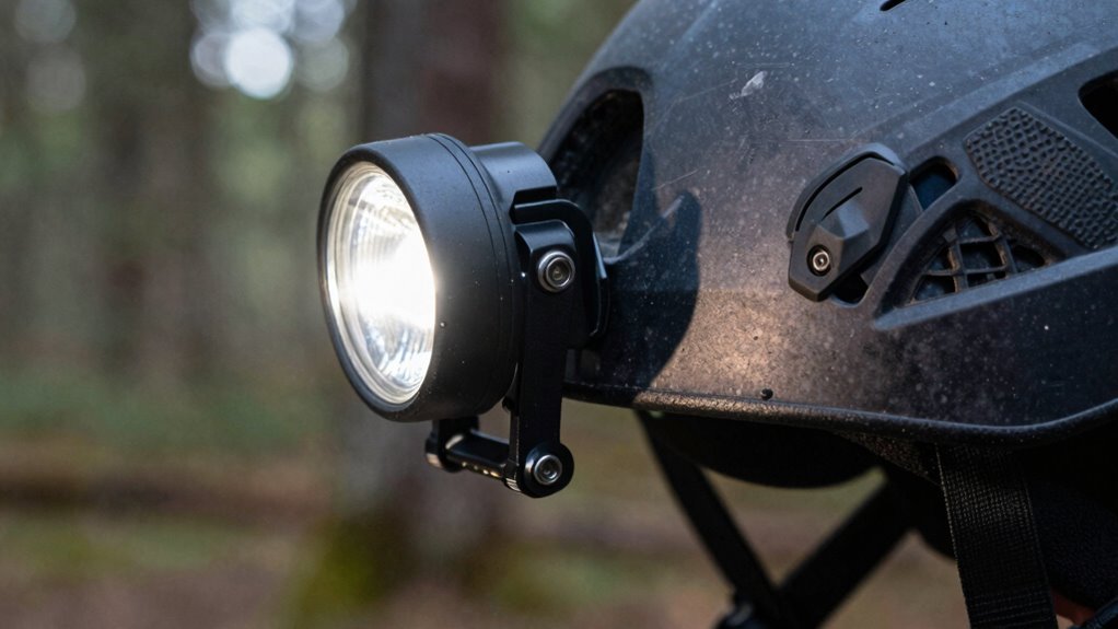 guia de suporte para luz de capacete