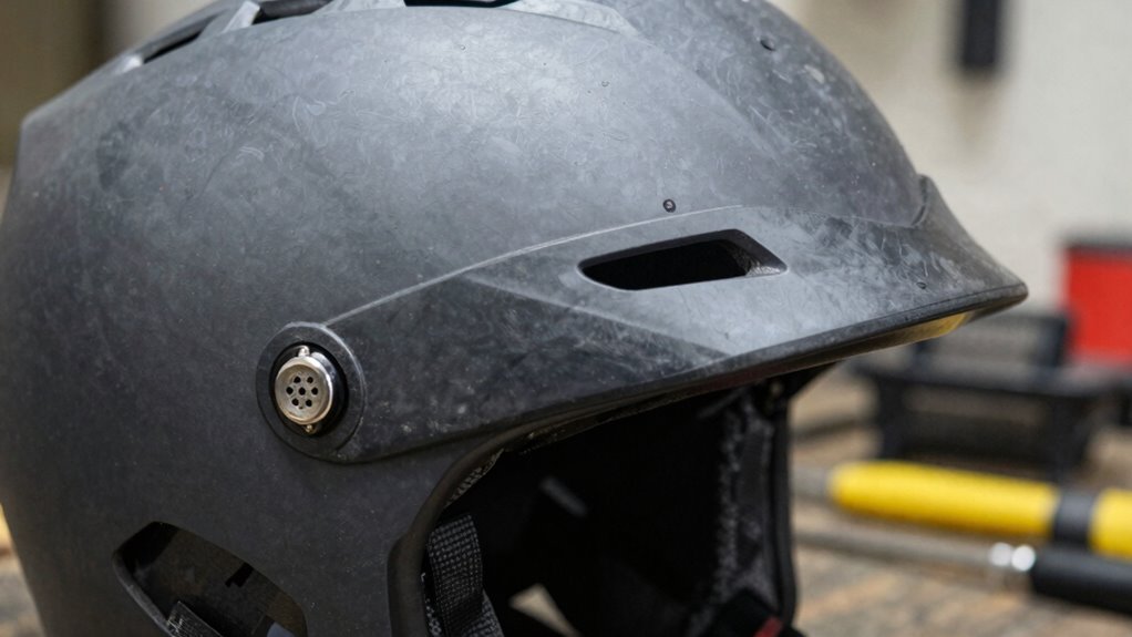 manutenção do suporte de luz do capacete