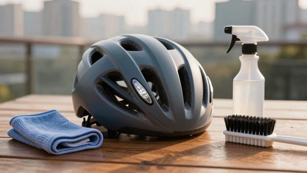 dicas de manutenção de capacete delineadas