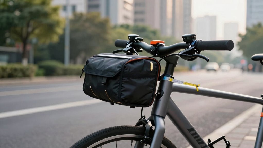 tamanho ideal de bolsa para guidão