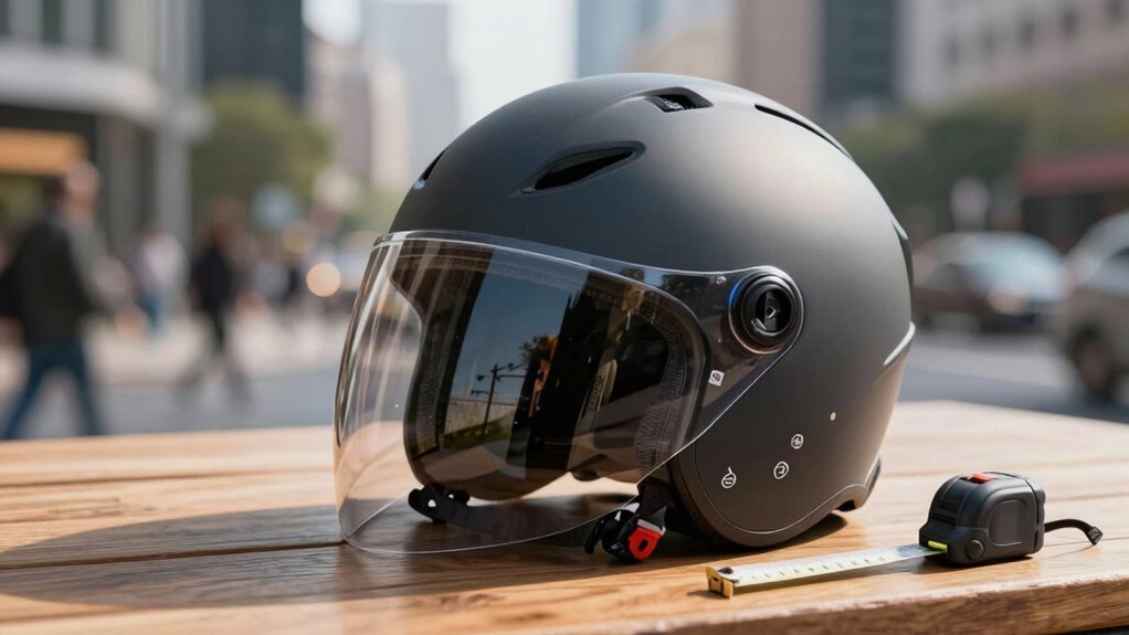 Recursos do capacete urbano leve