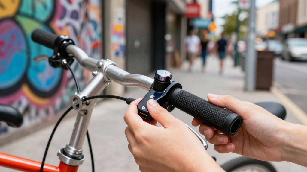 travas de segurança para bicicletas urbanas