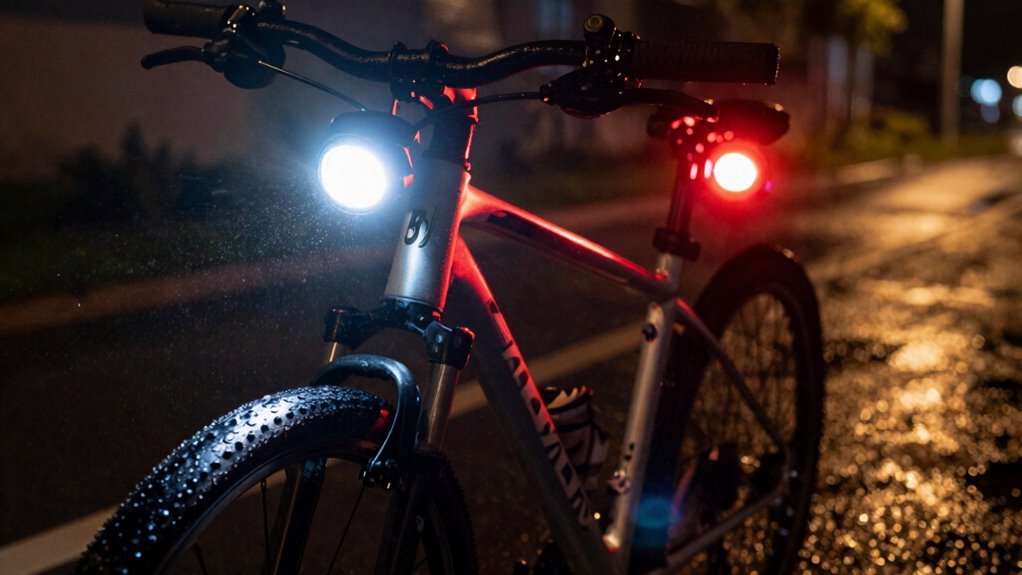 Lumens aumentam a visibilidade ao andar de bicicleta à noite