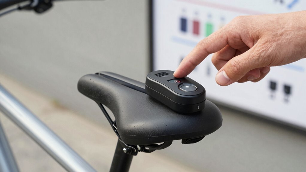 manter e testar alarme de bicicleta