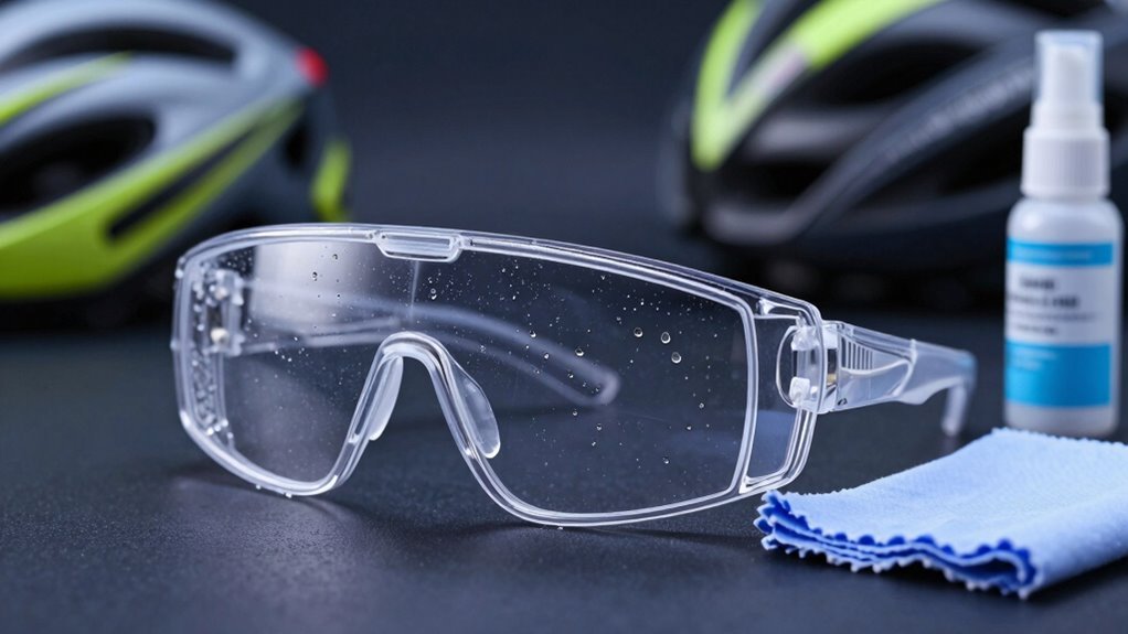 mantenha a clareza dos óculos antifog