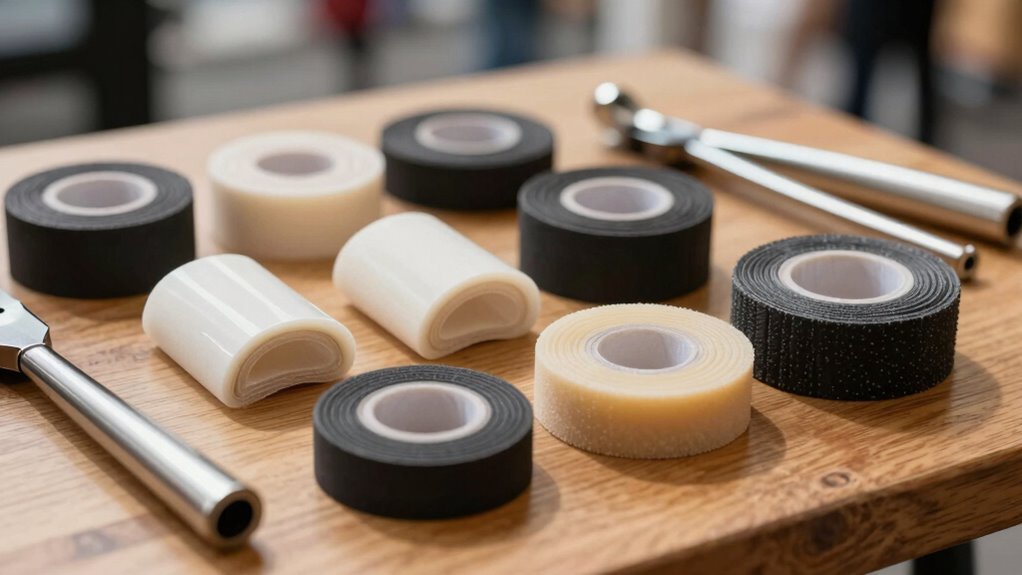 comparação de materiais para guidões