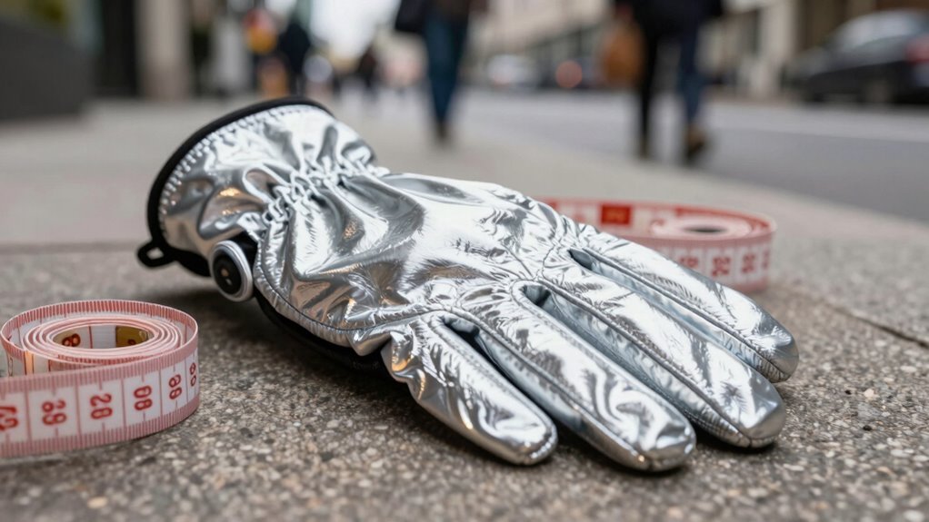 medir as mãos para luvas