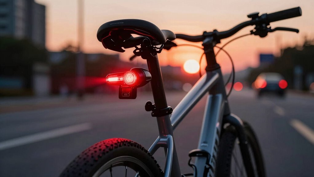 visibilidade ideal da luz traseira