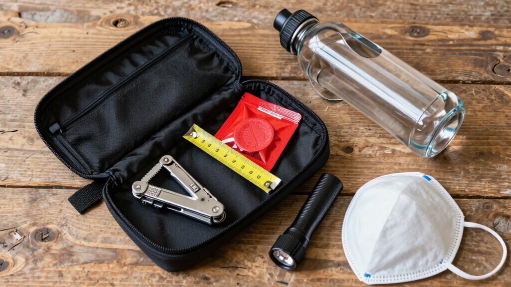 organize o kit de manutenção da bicicleta