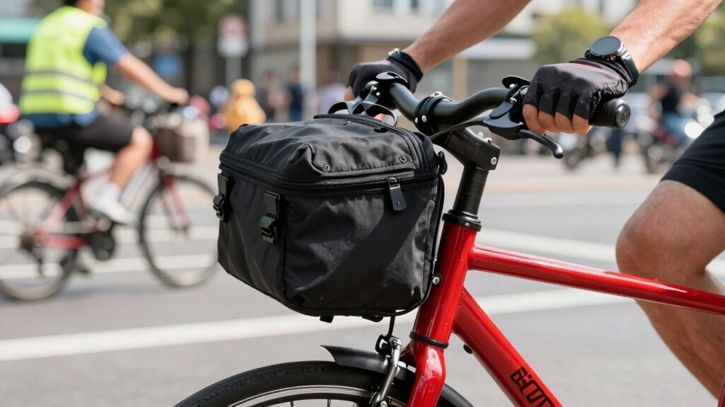 Perguntas frequentes sobre bolsa de guidão com liberação rápida