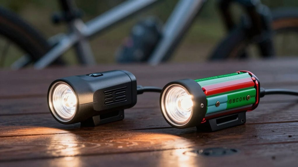 luzes recarregáveis para ciclismo