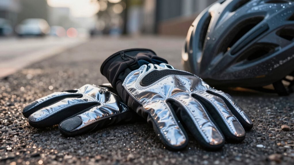 Luvas reflexivas aumentam a segurança