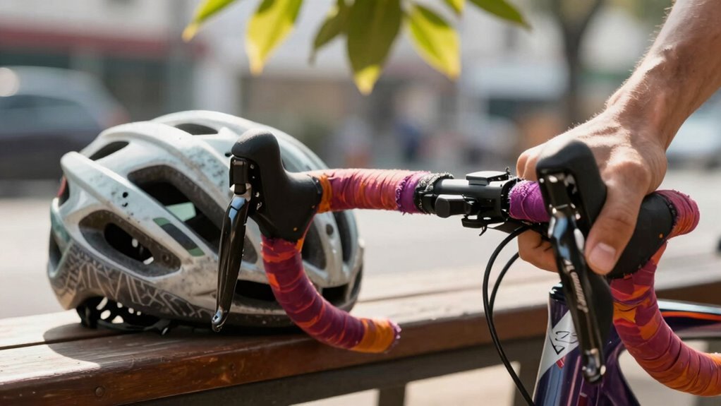 Troque a fita do guidão regularmente