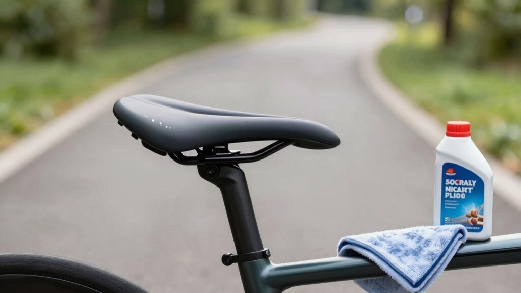 manutenção da sela para conforto