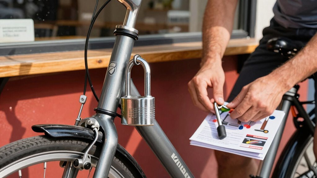 garanta a segurança tanto da estrutura quanto da roda