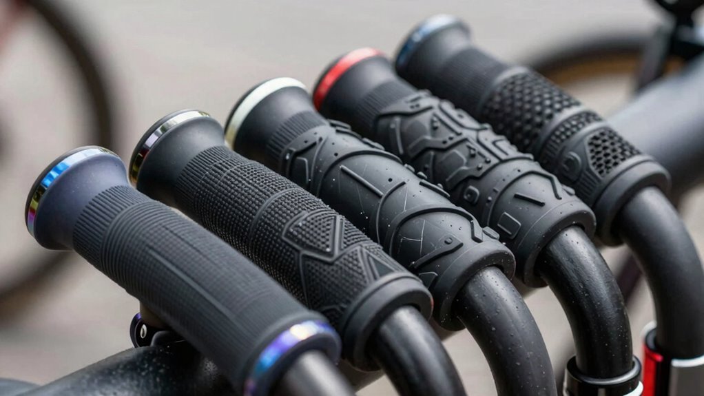 silicone vs borracha grips