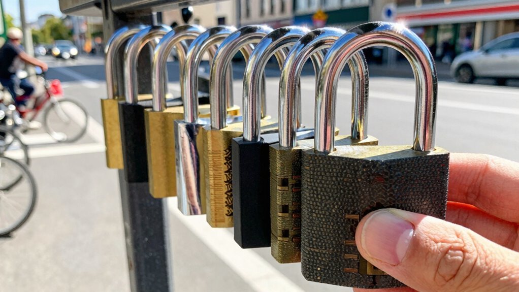 guia para cadeado em U para bicicletas urbanas